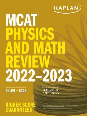 cover image of MCAT Physics and Math Review 2022-2023
